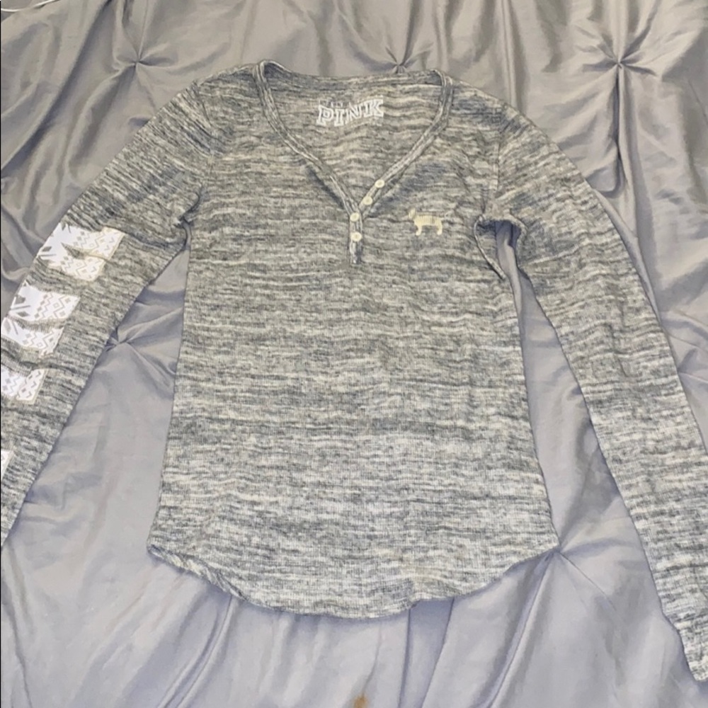 PINK pajama long sleeve